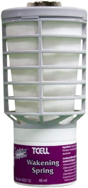 Rubbermaid - 48 mL Air Freshener Dispenser Refill - Wakening Spring, Compatible with TCell Odor Control System Dispensers - USA Tool & Supply