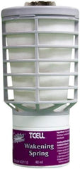 Rubbermaid - 48 mL Air Freshener Dispenser Refill - Wakening Spring, Compatible with TCell Odor Control System Dispensers - USA Tool & Supply