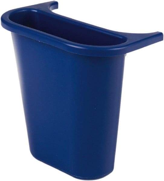 Rubbermaid - 14 Qt Blue Rectangle Recycling Container - 297mm High x 269.24mm Long x 185.42mm Wide - USA Tool & Supply