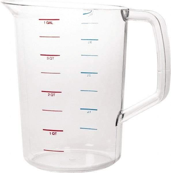Rubbermaid - 4 Quart Polycarbonate Measuring Cup - USA Tool & Supply