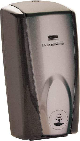 Rubbermaid - Foam Hand Soap Dispenser - Plastic, Wall Mounted, Black - USA Tool & Supply