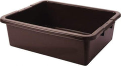 Rubbermaid - 7.1 Gal, Brown Polyethylene Tote Container - Nesting, 21-1/2" Long x 17.1" Wide x 7" High - USA Tool & Supply