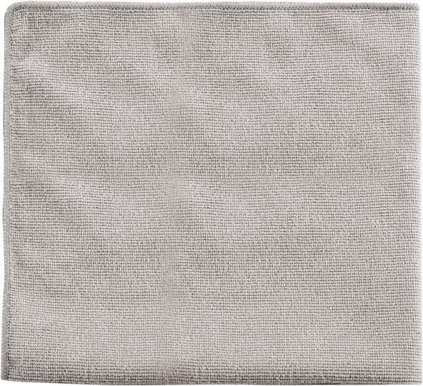 Rubbermaid - Dry Microfiber Wipes - Packet, 16" x 16" Sheet Size, Gray - USA Tool & Supply