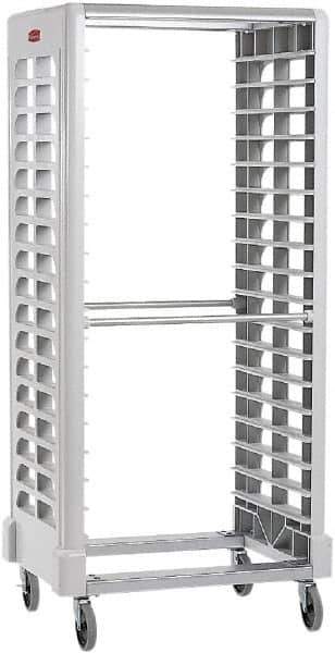 Rubbermaid - 18 Shelf, White Pan Storage Rack - 603.25mm Wide x 1,724.15mm High x 31-3/4" Deep - USA Tool & Supply