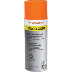 WALTER Surface Technologies - 400 mL Aerosol Penetrant/Lubricant - Light Yellow, 14°F to 356°F, Food Grade - USA Tool & Supply