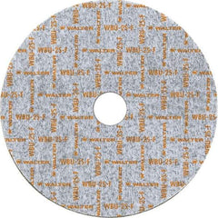 WALTER Surface Technologies - 6" Diam, 1/2" Face Width, 1" Center Hole, Fine Grade, Silicon Carbide Deburring Wheel - Unitized, Soft Grade, 5,000 RPM - USA Tool & Supply