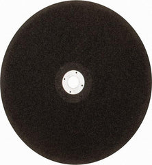 WALTER Surface Technologies - 14" 24 Grit Aluminum Oxide Cutoff Wheel - 1/8" Thick, 1" Arbor, 5,400 Max RPM, Use with Electric & Gas Powered Saws - USA Tool & Supply