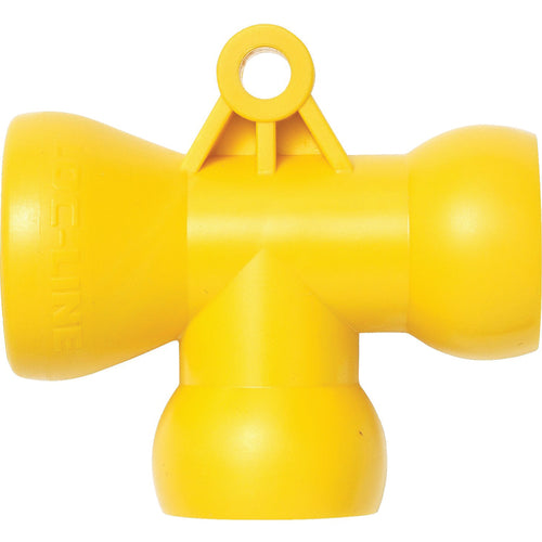1/4″ Acid Resistant T Fitting 2 Piece - Coolant Hose System Component - USA Tool & Supply