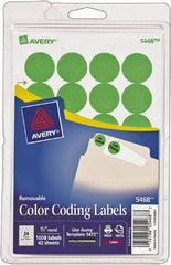 AVERY - Blank Shipping Label - 3/4" High x 3/4" Wide - USA Tool & Supply