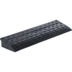 Vestil - 9.68" Long x 34-7/8" Wide, Rubber Rubber Ramp - 4,000 Lb Load Limit - USA Tool & Supply