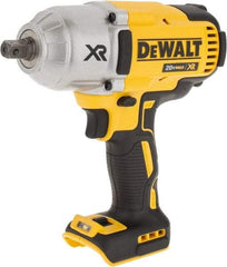 DeWALT - 1/2" Drive 20 Volt Mid-Handle Cordless Impact Wrench & Ratchet - 1,900 RPM, 0 to 2,400 BPM, 700 Ft/Lb Torque, Lithium-Ion Batteries Not Included - USA Tool & Supply