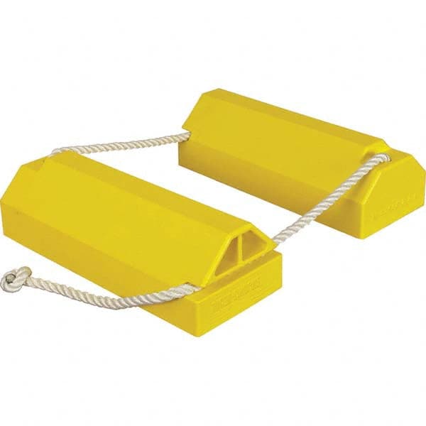 Checkers - Wheel Chocks Width (Inch): 8 Height (Inch): 5-3/4 - USA Tool & Supply