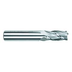 5/8 Dia. x 3-1/2 Overall Length 4-Flute .020 C/R Solid Carbide SE End Mill-Round Shank-Center Cut-TiAlN - USA Tool & Supply
