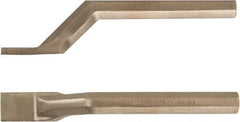 Ampco - Stiff Aluminum Bronze Alloy Bent Scraper - 1" Blade Width - USA Tool & Supply