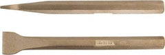 Ampco - Stiff Aluminum Bronze Alloy Straight Scraper - 5/8" Blade Width - USA Tool & Supply