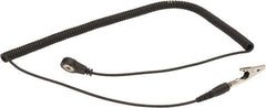 PRO-SAFE - Grounding Cords Anti-Static Equipment Compatibility: Grounding Wrist Strap Coiled or Straight Cord: Coiled - USA Tool & Supply