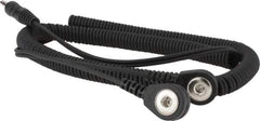 PRO-SAFE - Grounding Cords Anti-Static Equipment Compatibility: Grounding Wrist Strap Coiled or Straight Cord: Coiled - USA Tool & Supply