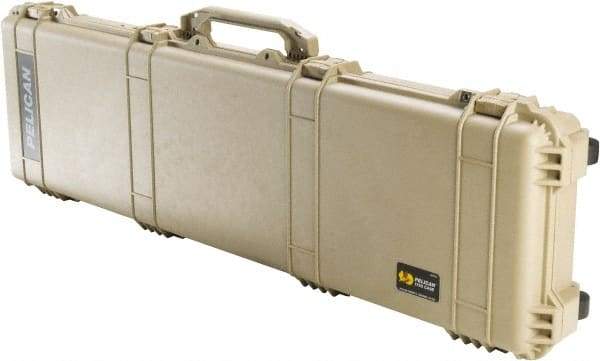 Pelican Products, Inc. - 16" Wide x 6-1/8" High, Long Gun Case - Tan, Polyethylene - USA Tool & Supply