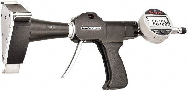 Starrett - Electronic Bore Gages Type: Pistol Grip Electronic Bore Gage Minimum Measurement (Decimal Inch): 5.0000 - USA Tool & Supply