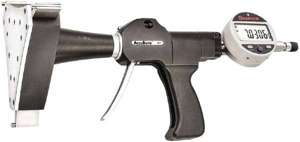 Starrett - Electronic Bore Gages Type: Pistol Grip Electronic Bore Gage Minimum Measurement (Decimal Inch): 6.0000 - USA Tool & Supply