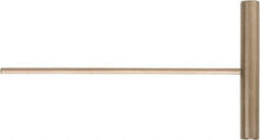 Ampco - 3/16" Hex, T-Handle, Nonsparking Hex Key - 6" OAL, Beryllium Copper Alloy & Nickel Aluminum Bronze, Inch System of Measurement - USA Tool & Supply