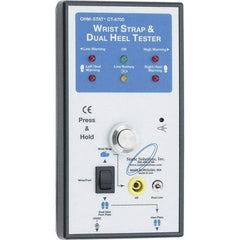 PRO-SAFE - Anti-Static Monitors & Testers Type: Wrist Strap Tester Power Source: Plug-In - USA Tool & Supply