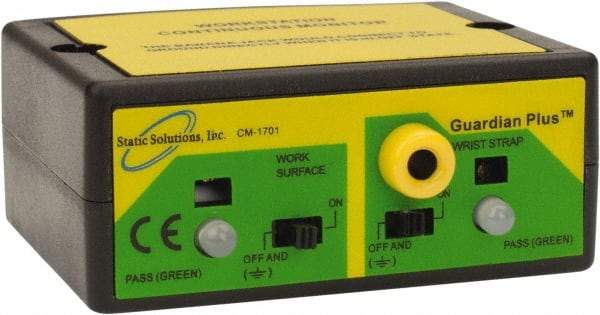 PRO-SAFE - Anti-Static Monitors & Testers Type: ESD Constant Monitor Power Source: Plug-In - USA Tool & Supply