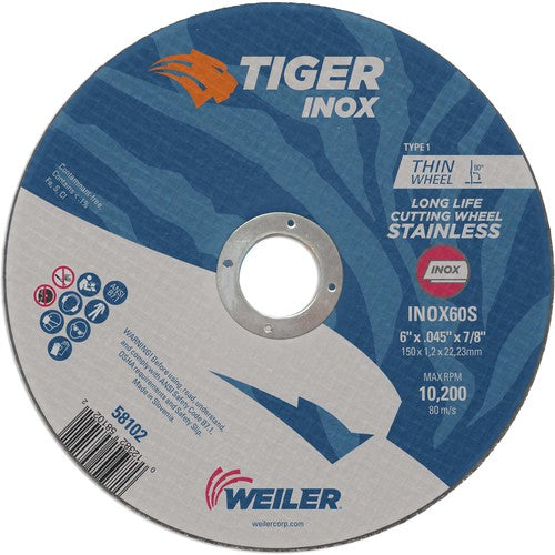 6X.045 TIGER INOX TYPE 1 C/O WHL - USA Tool & Supply