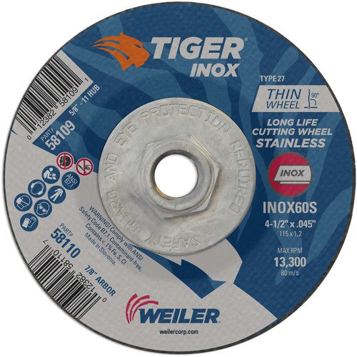 ‎4-1/2X.045 TIGER INOX TYPE 27 - USA Tool & Supply