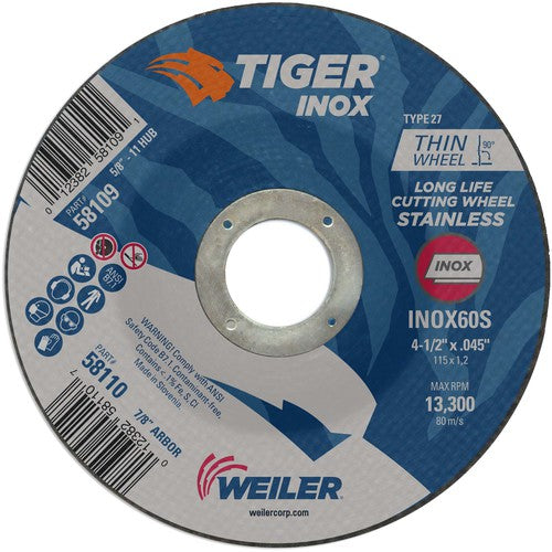 ‎4-1/2X.045 TIGER INOX TYPE 27 - USA Tool & Supply