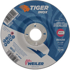 5X1/4 TIGER INOX TYPE 27 GRIND WHL - USA Tool & Supply