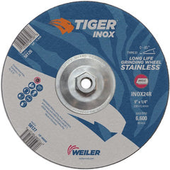 9X1/4 TIGER INOX TYPE 27 GRIND WHL - USA Tool & Supply