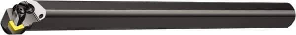 Sandvik Coromant - 1.28" Min Bore Diam, 12" OAL, 1" Shank Diam, A..DSKNR/L Indexable Boring Bar - Wedge Holding Method - USA Tool & Supply