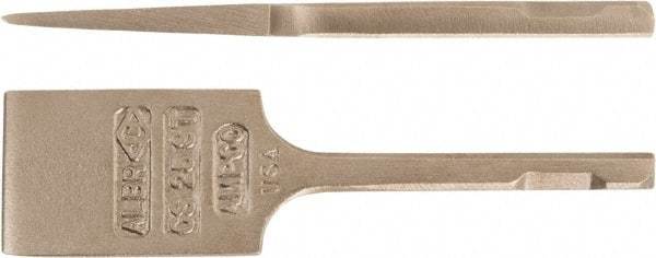 Ampco - 5/8" Head Width, 5" OAL, 3/4" Shank Diam, Scaling Chisel - Square Drive, Square Shank - USA Tool & Supply