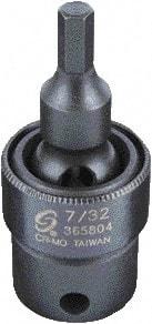 Sunex Tools - 3/8" Drive, 7/32" Impact Hex Bit Socket - USA Tool & Supply