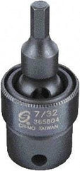 Sunex Tools - 3/8" Drive, 7/32" Impact Hex Bit Socket - USA Tool & Supply