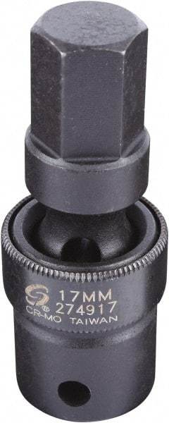 Sunex Tools - 1/2" Drive, 17mm Impact Hex Bit Socket - USA Tool & Supply