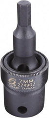 Sunex Tools - 1/2" Drive, 7mm Impact Hex Bit Socket - USA Tool & Supply