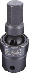 Sunex Tools - 1/2" Drive, 9/16" Impact Hex Bit Socket - USA Tool & Supply