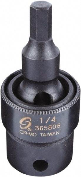 Sunex Tools - 3/8" Drive, 1/4" Impact Hex Bit Socket - USA Tool & Supply