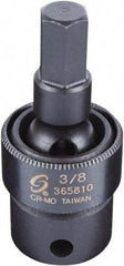 Sunex Tools - 3/8" Drive, 3/8" Impact Hex Bit Socket - USA Tool & Supply