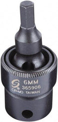 Sunex Tools - 3/8" Drive, 6mm Impact Hex Bit Socket - USA Tool & Supply