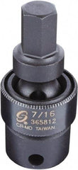 Sunex Tools - 3/8" Drive, 7/16" Impact Hex Bit Socket - USA Tool & Supply