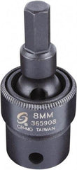 Sunex Tools - 3/8" Drive, 8mm Impact Hex Bit Socket - USA Tool & Supply