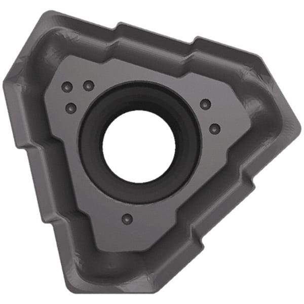 Iscar - TOHT080305 NDJ Grade IC908 Carbide Indexable Drill Insert - TiAlN Finish, Triangle, 8.55mm Inscribed Circle - USA Tool & Supply