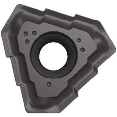 Iscar - TOHT080305 NDJ Grade IC908 Carbide Indexable Drill Insert - TiAlN Finish, Triangle, 8.55mm Inscribed Circle - USA Tool & Supply