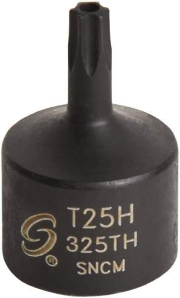 Sunex Tools - 3/8" Drive, T25H Impact Torx Bit Socket - USA Tool & Supply