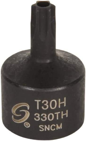 Sunex Tools - 3/8" Drive, T30H Impact Torx Bit Socket - USA Tool & Supply