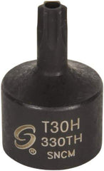 Sunex Tools - 3/8" Drive, T30H Impact Torx Bit Socket - USA Tool & Supply