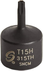 Sunex Tools - 3/8" Drive, T15H Impact Torx Bit Socket - USA Tool & Supply
